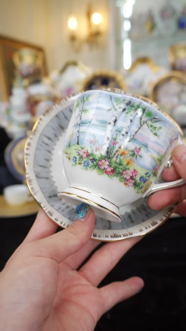 骨瓷婷婷中古器物如图所示64