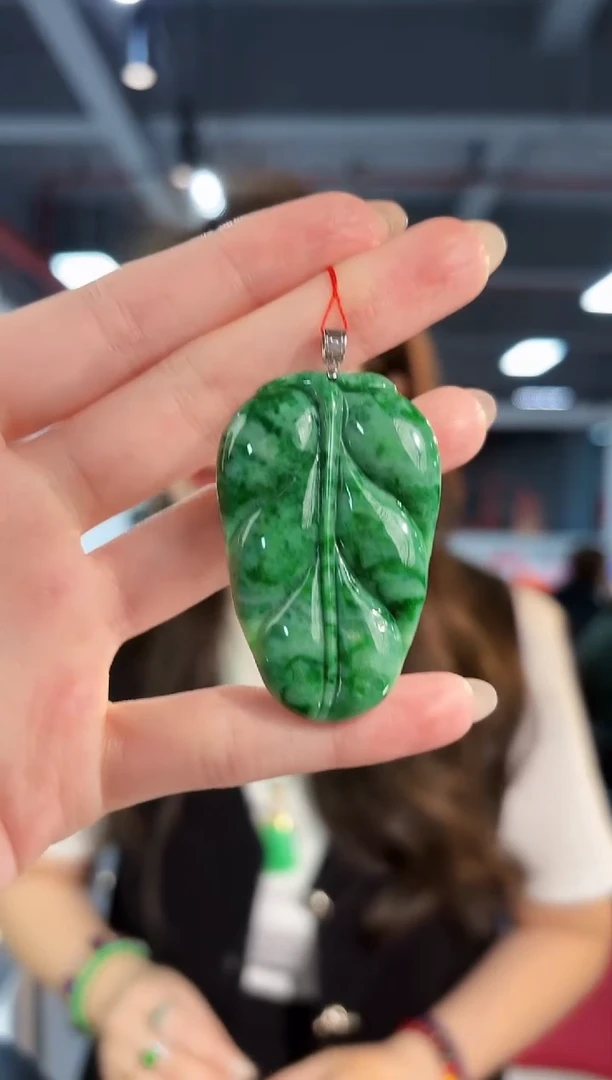 【闪购商品】翡翠颈饰18K金镶嵌缅料A货/支持复检/一件