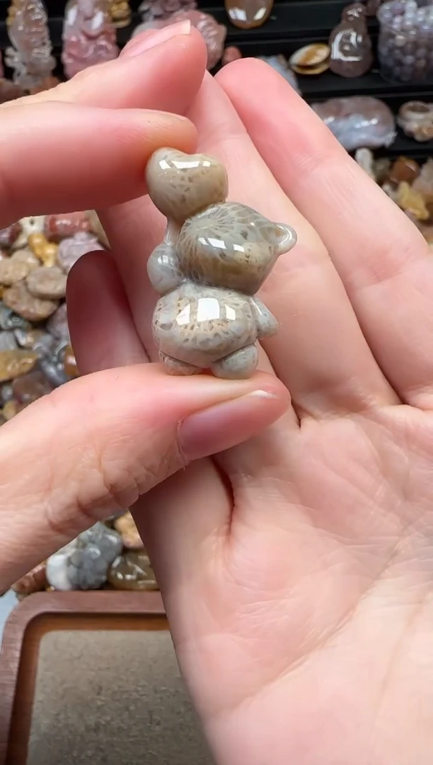 颈饰未镶嵌硅化珊瑚（珊瑚玉）759