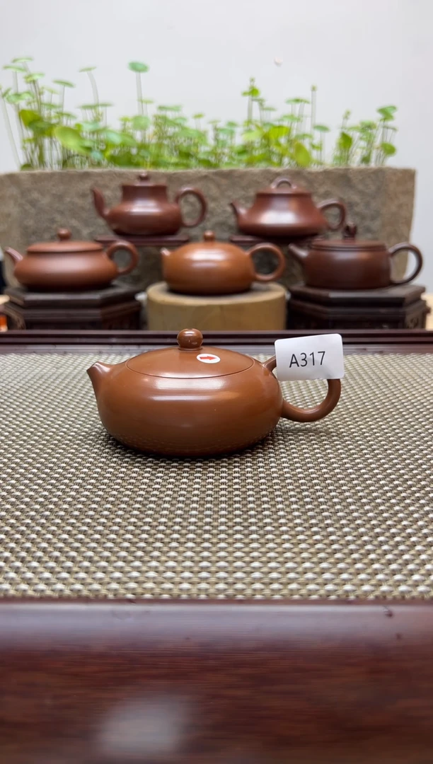 【闪购商品】朱泥茶壶微瑕 原矿原料全手工  A317