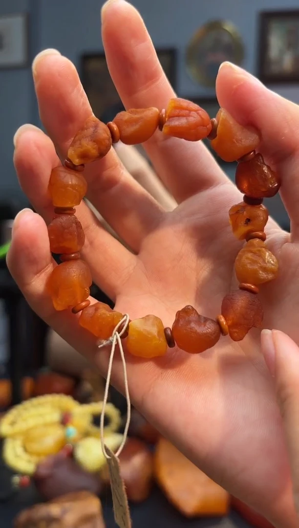 手串琥珀未镶嵌手串