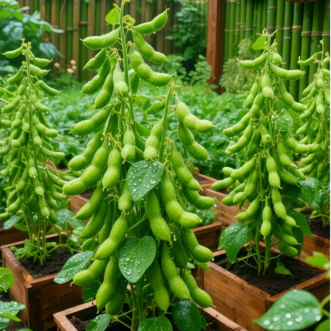 云南盆栽矮杆毛豆种子毛豆九月寒毛豆种子早熟树状毛豆种子四季种