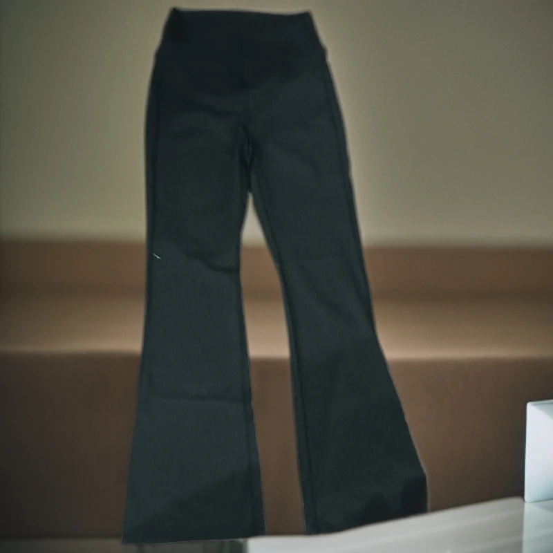 1135黑色交叉腰外贸裤子