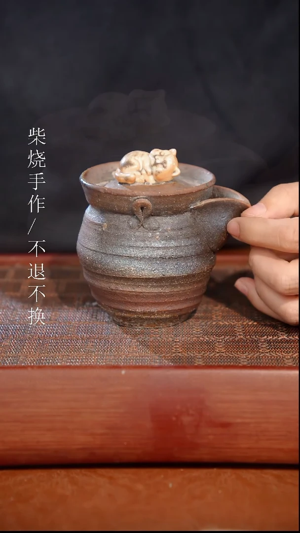 陶瓷奢瓷/瑞寅柴烧茶器（宝瓶）190