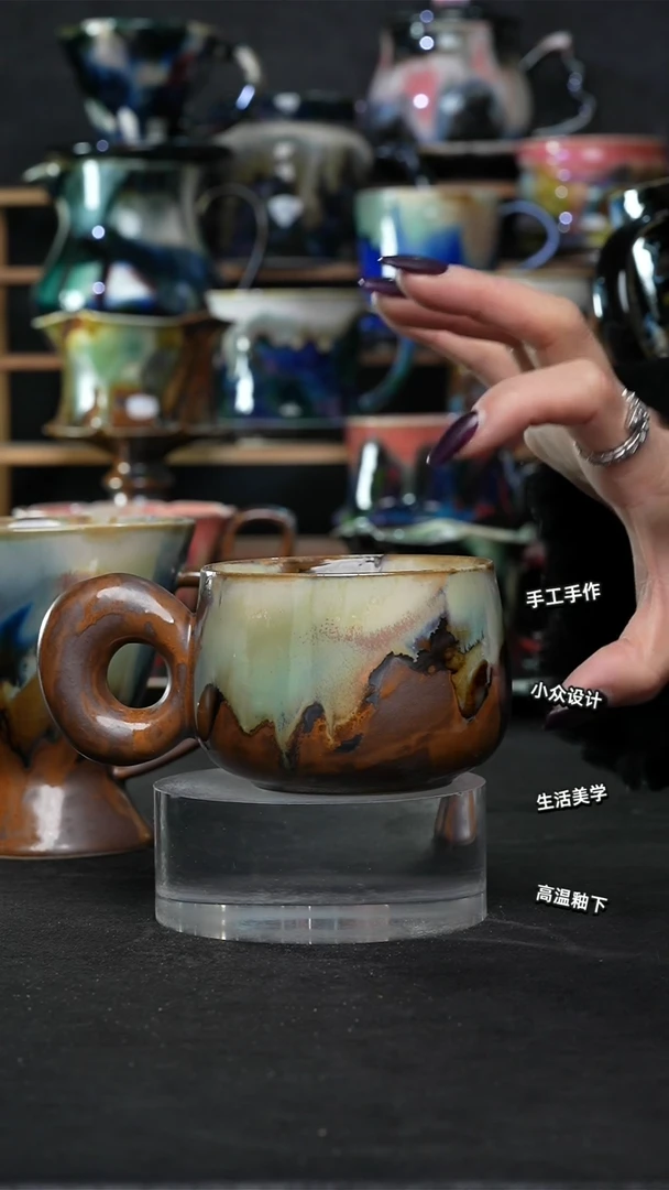 设计师款景德镇森涩手创陶瓷（食品级）724