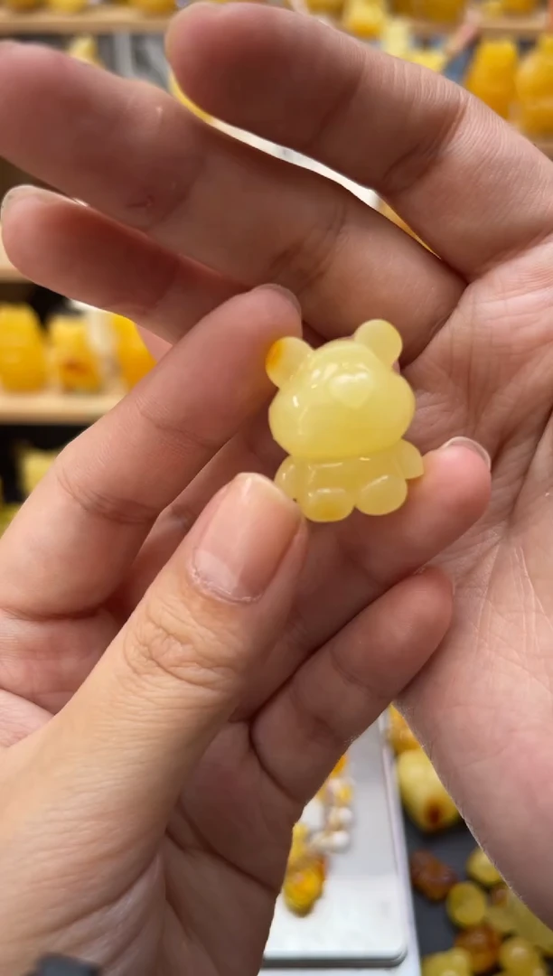 琥珀未镶嵌珠宝奇石033琥珀蜜蜡微瑕冰花