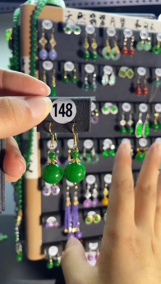 翡翠银S925镶嵌颈饰148...