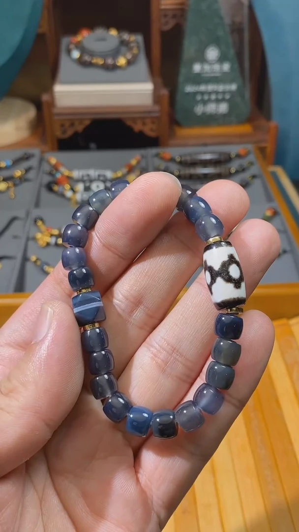 未镶嵌颈饰玛瑙/玉髓（覆膜）C08050多样性发一