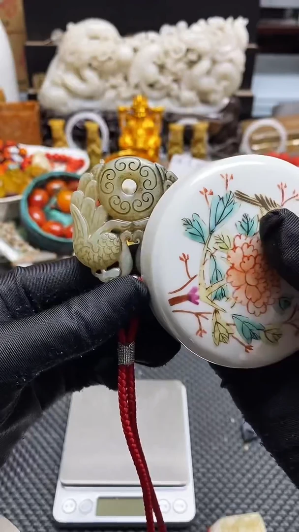 【闪购商品】瓷片瓷片瓷器 摆件1个