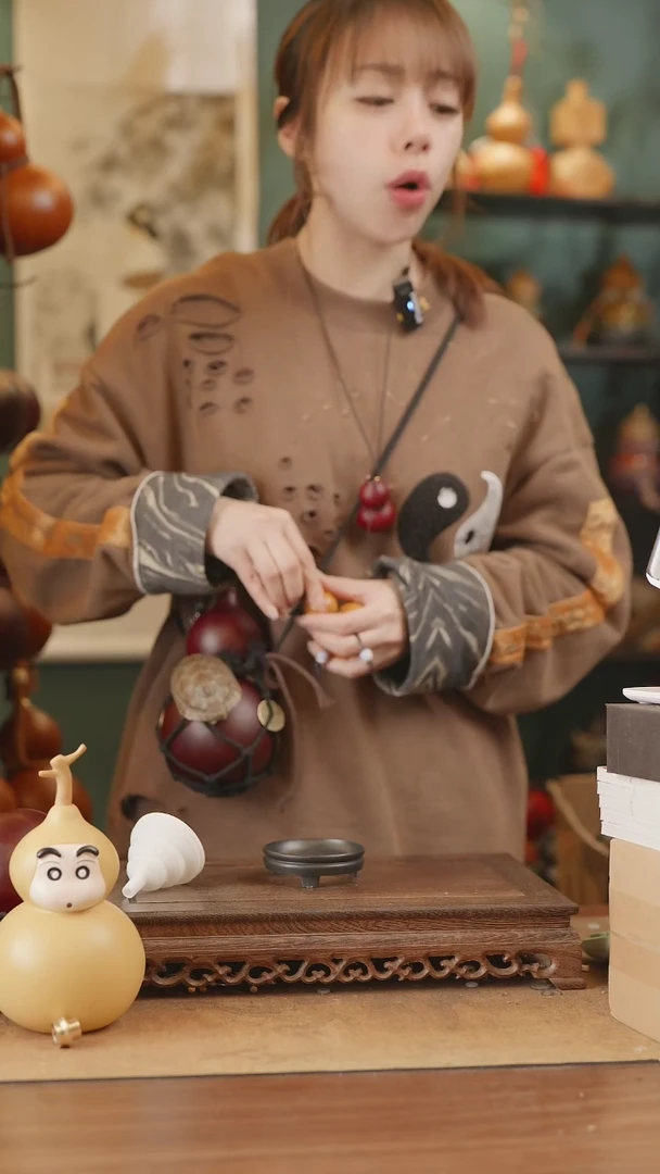 【闪购商品】32号精品天然大漆工艺防渗内胆酒葫芦~