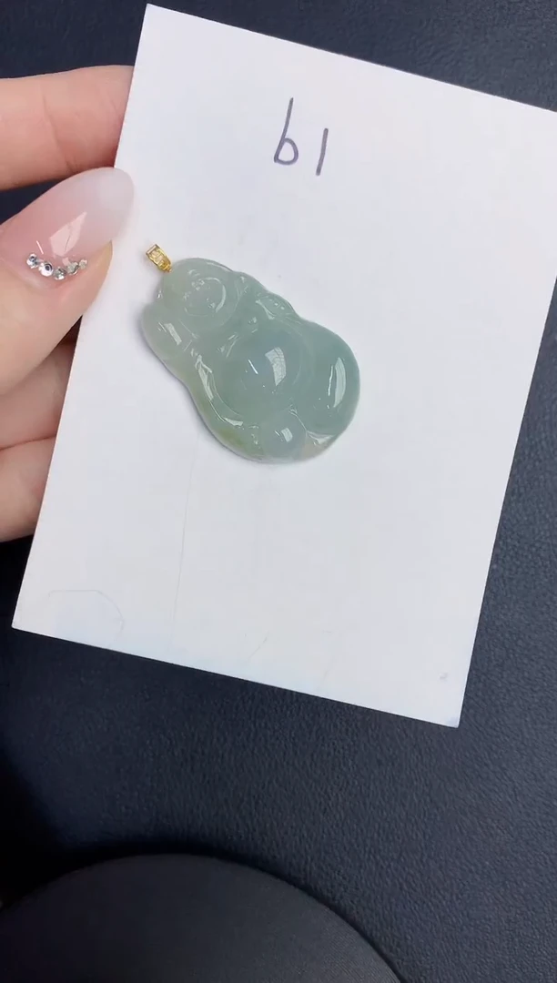 【闪购商品】翡翠颈饰18K金镶嵌0000000000