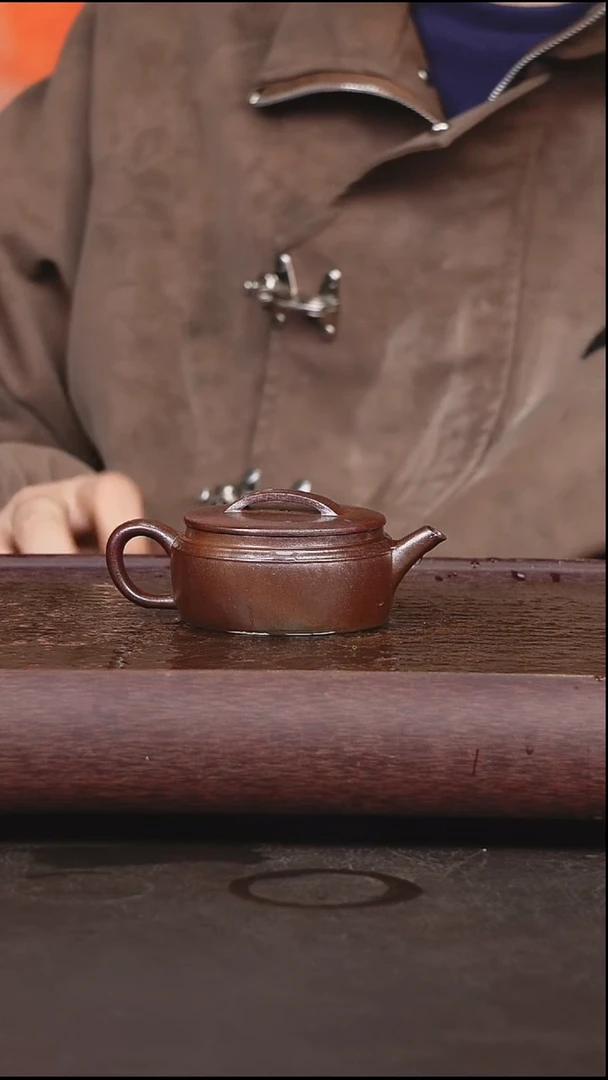 茶壶紫砂柴烧 汉瓦