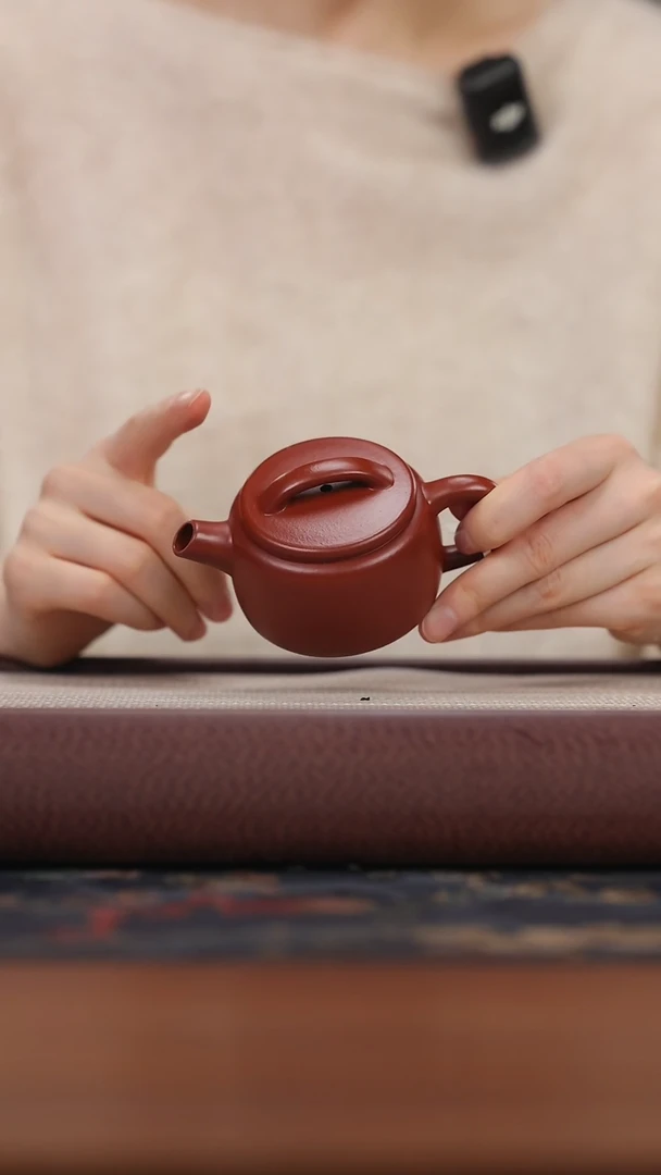 【闪购商品】紫砂茶壶jht小煤窑朱泥 炮嘴汉瓦150cc