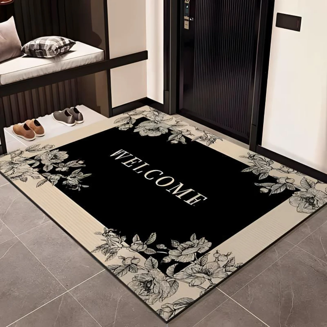 【新品】潮流轻奢地垫地毯家用客厅卧室阳台耐磨耐用可裁剪地垫防滑