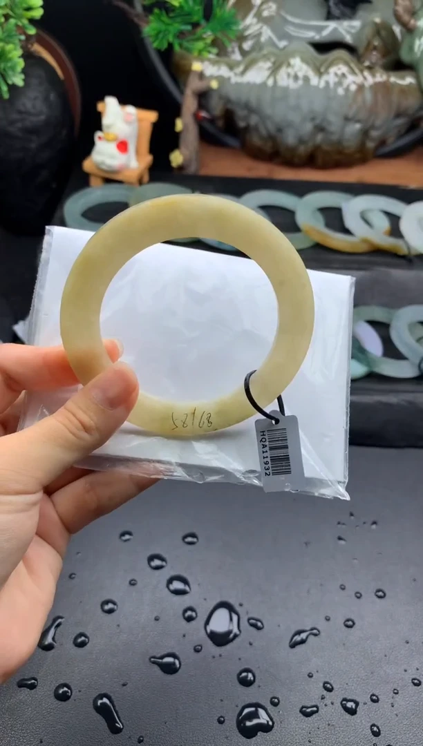 定制翡翠手镯未镶嵌58-68