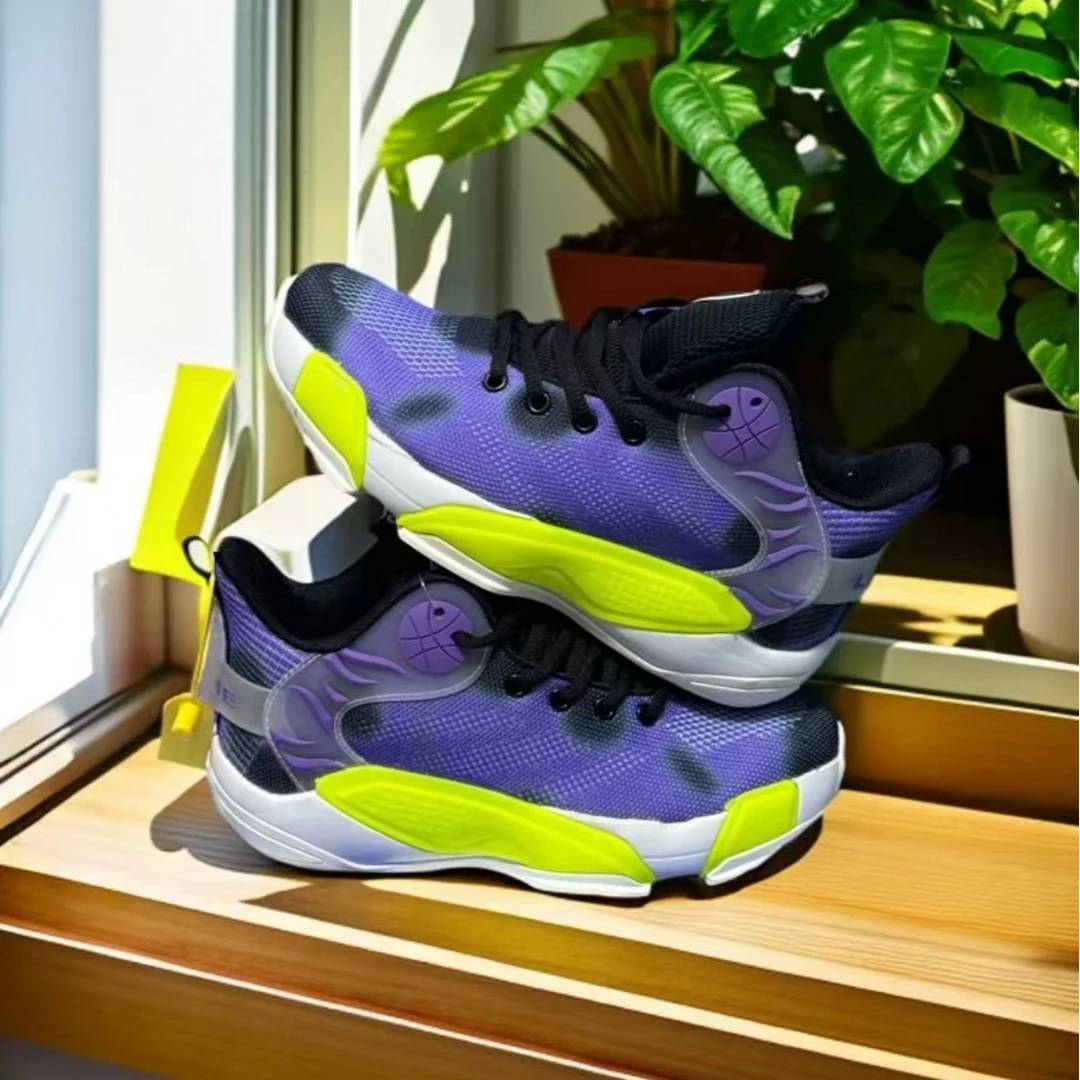 青少年篮球鞋新款实战防滑耐磨减震经典百搭高弹网面透气