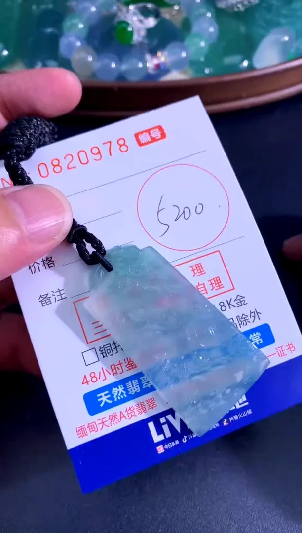 颈饰未镶嵌翡翠天然A货翡翠