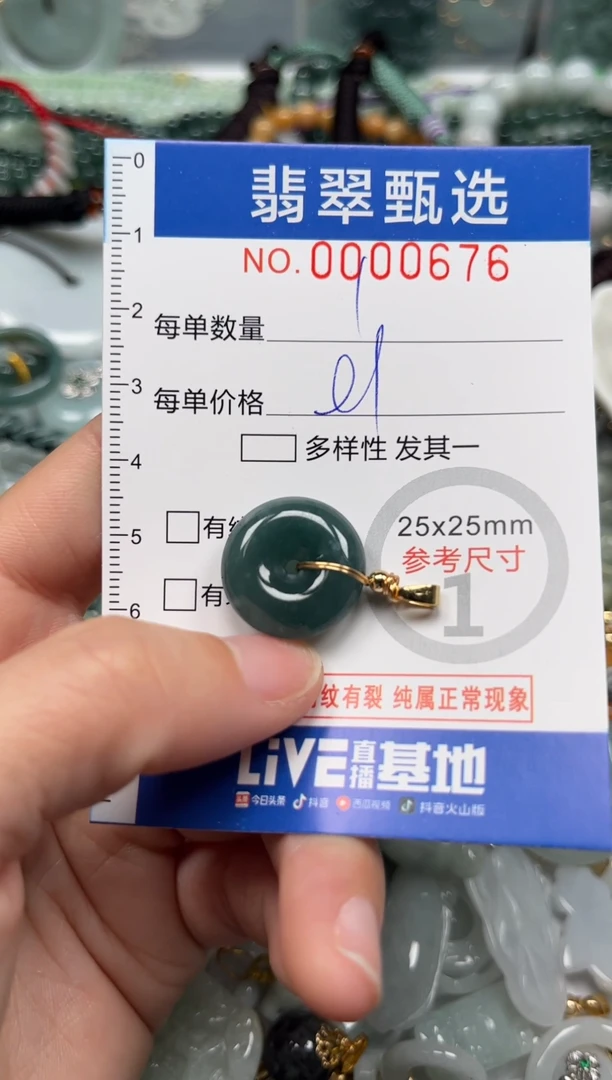 【闪购商品】翡翠颈饰未镶嵌00..0676