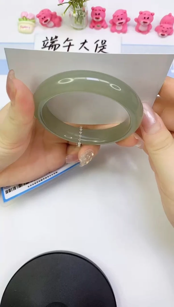 东陵石手镯未镶嵌A4  57.0