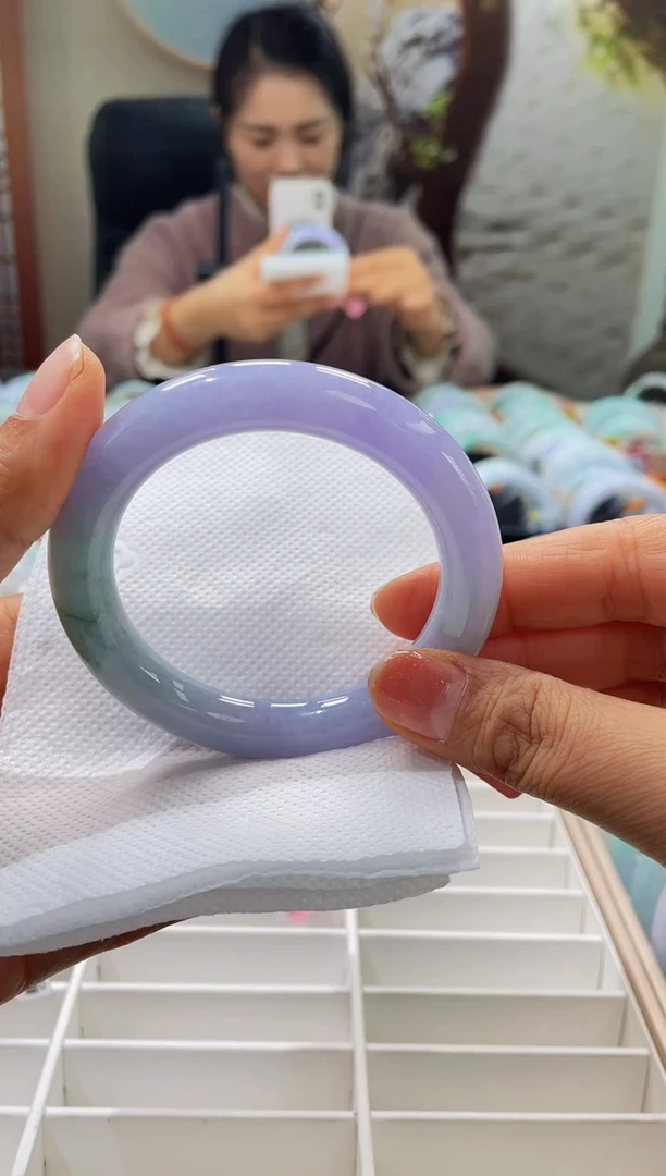 未镶嵌手镯翡翠如*505-57.5
