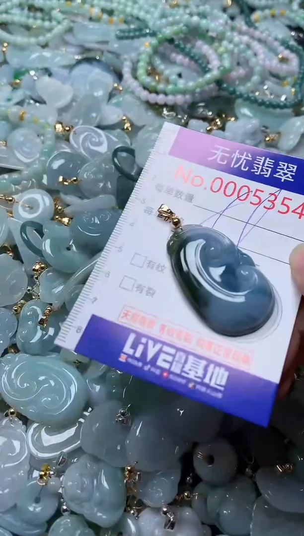 翡翠未镶嵌吊坠(不含链)5354