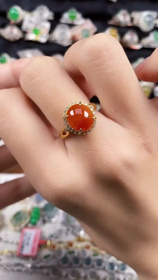 未镶嵌戒指翡翠天然A货翡翠120