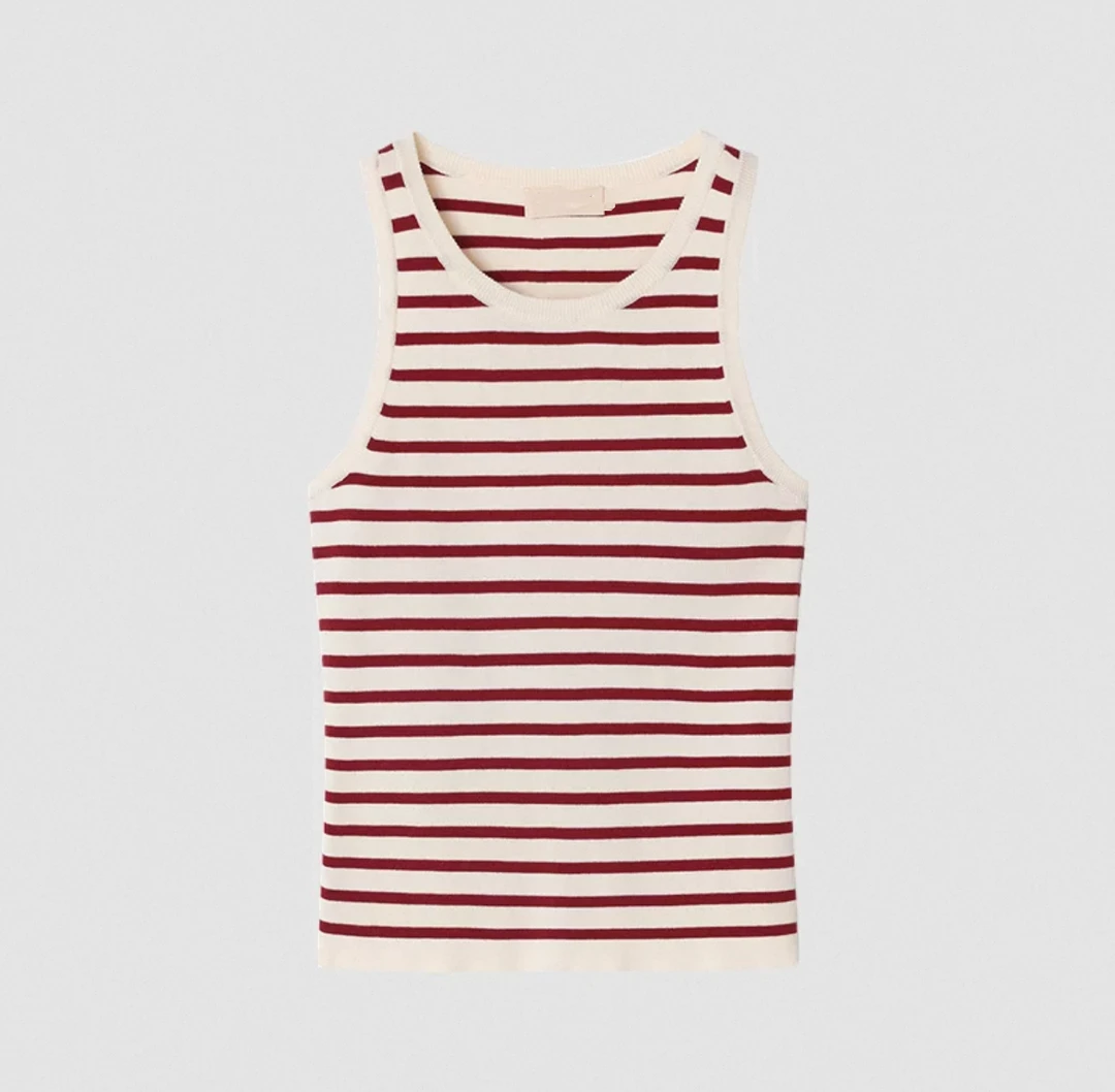 256027-小禾 夏季新款薄细棉套头针织衫