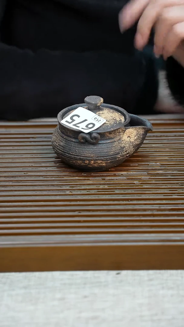 纯手工粗陶茶具每一只不一样