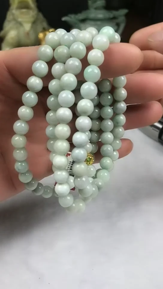 未镶嵌挂件翡翠手串