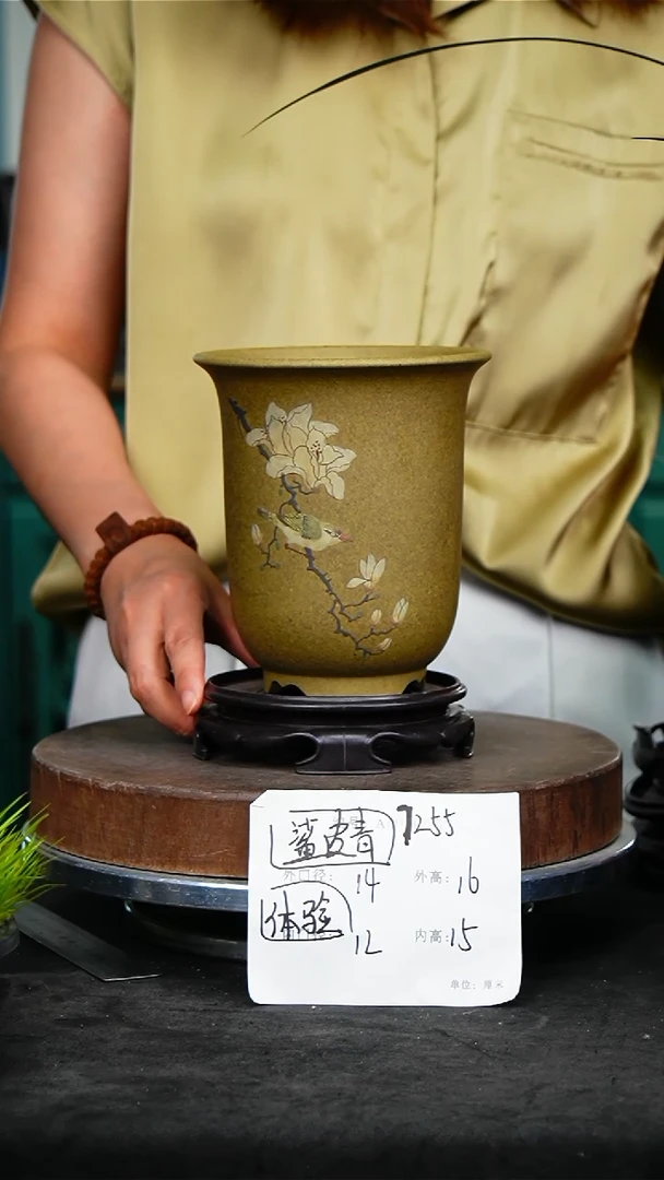 紫砂花盆7255+s紫砂花盆