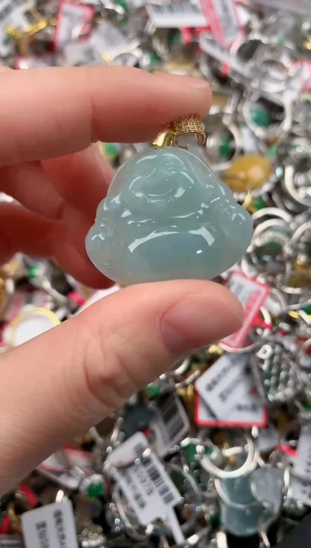 银S925镶嵌戒指翡翠777  5