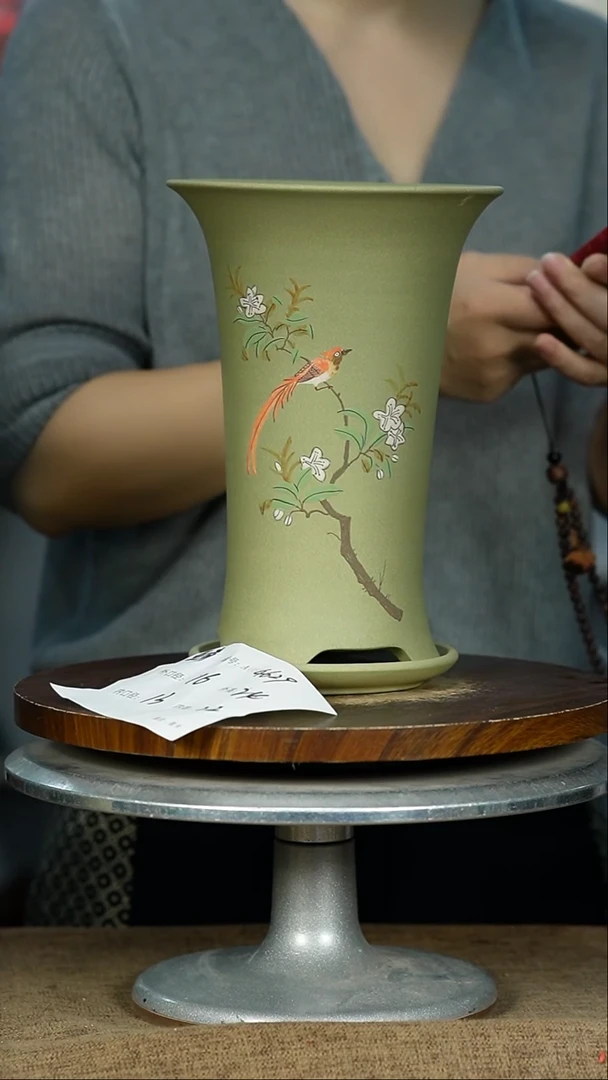 紫砂花盆4629+Z紫砂花盆紫砂