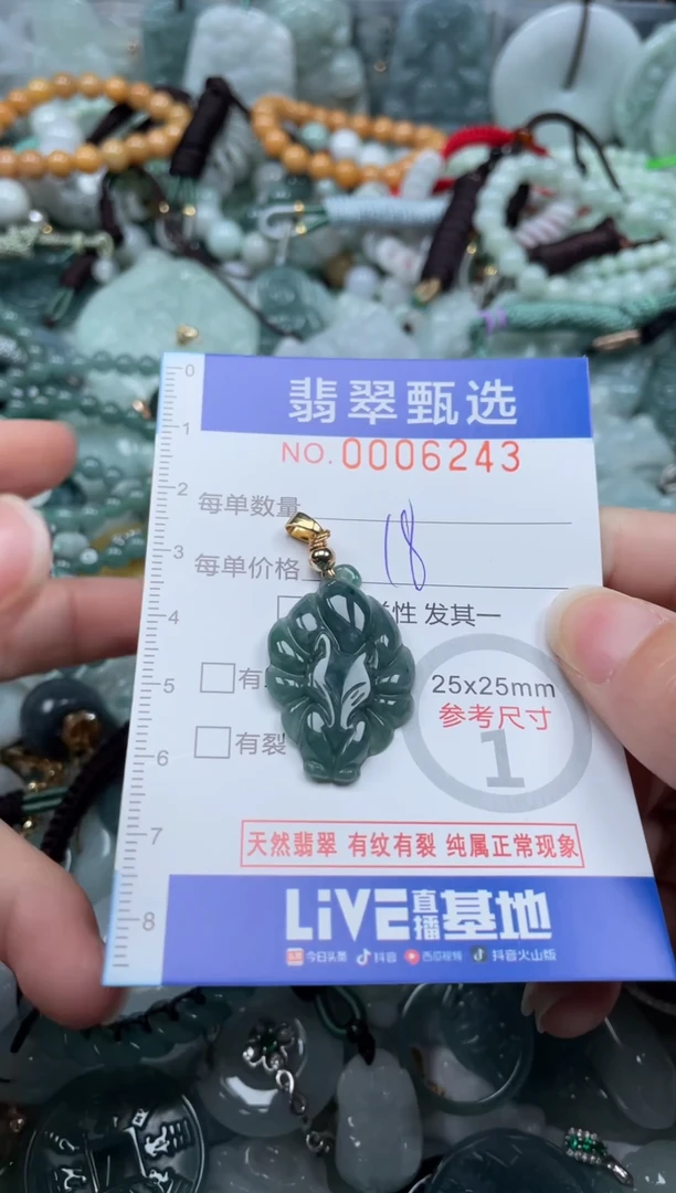 【闪购商品】翡翠颈饰未镶嵌00..6243