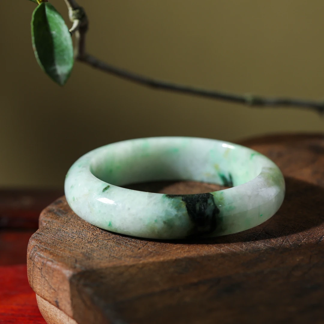 【意婵】（58-60）天然典藏级老翡翠手镯-909221