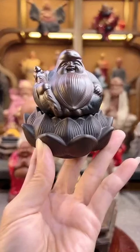 紫砂茶宠器闵茶宠摆件