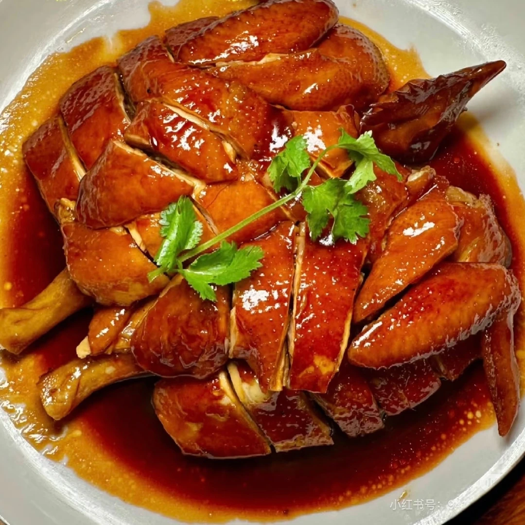玫瑰豉油鸡（半只）