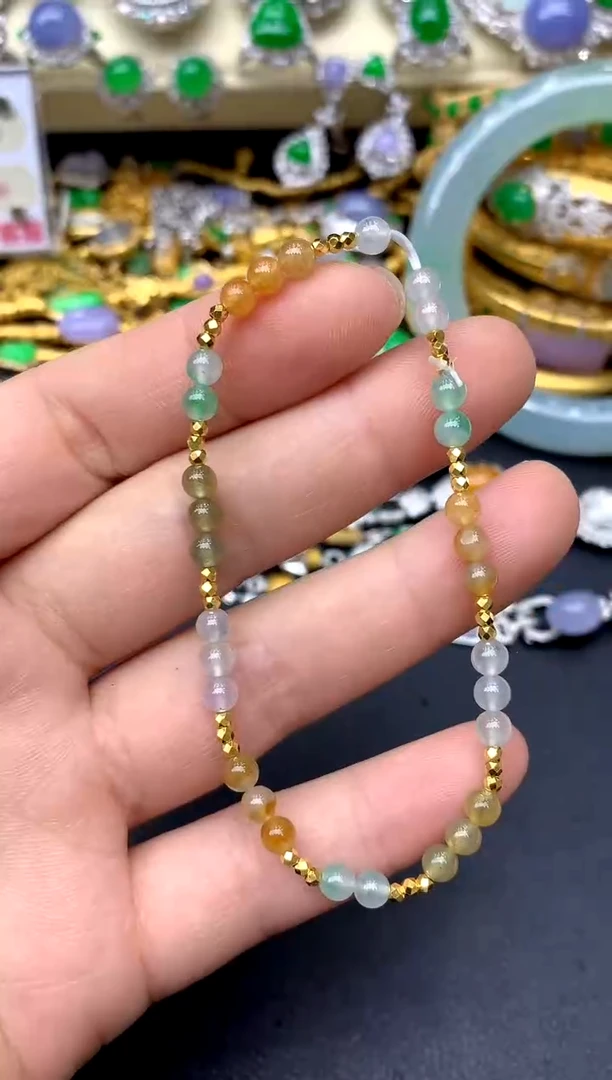 未镶嵌手串翡翠113 -中国好珍宝