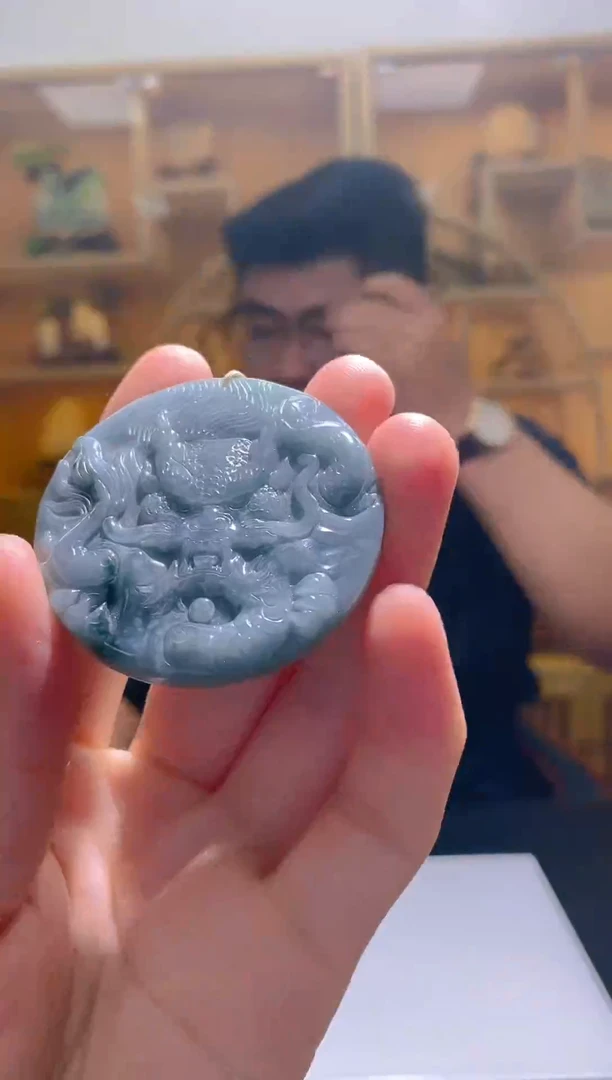 翡翠未镶嵌颈饰J-@@SX53104