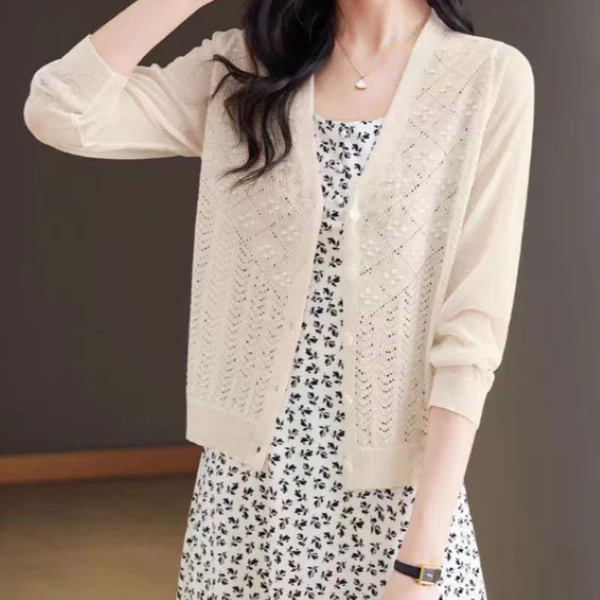 2025年新款防晒针织衫