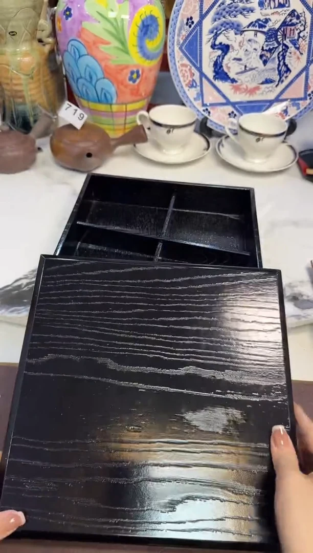 茶周边761木的收纳盒口24高5