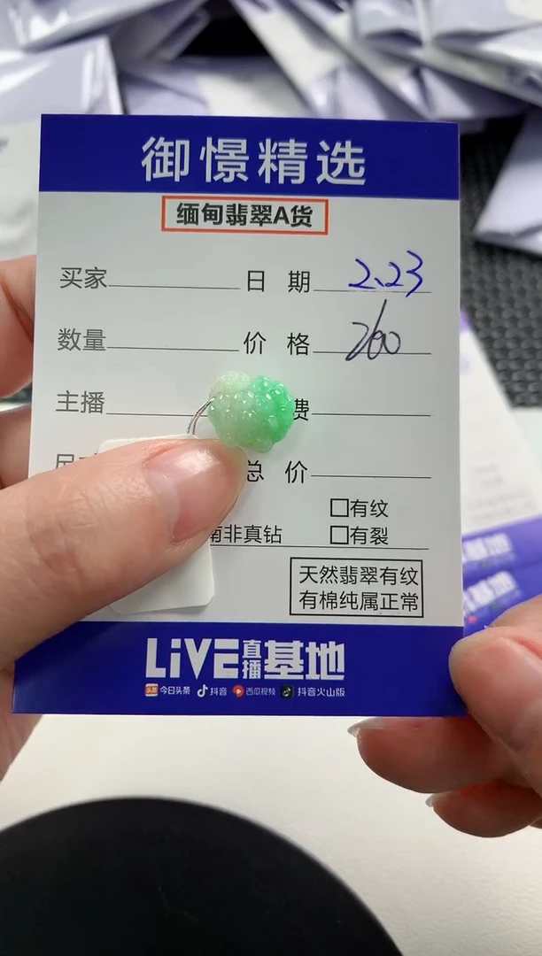 【闪购商品】翡翠颈饰未镶嵌17         