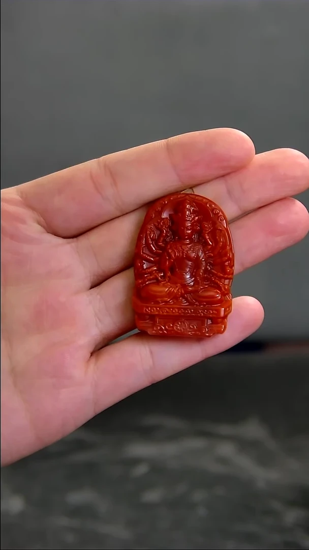 未镶嵌雕刻南红玛瑙007ZB1201产品一个