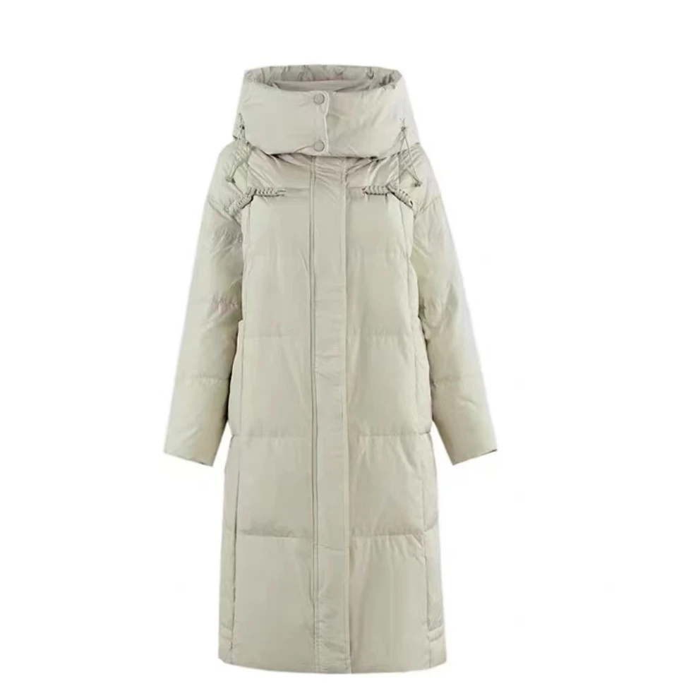 【新国标羽绒】保暖时尚中长款女装长款羽绒服
