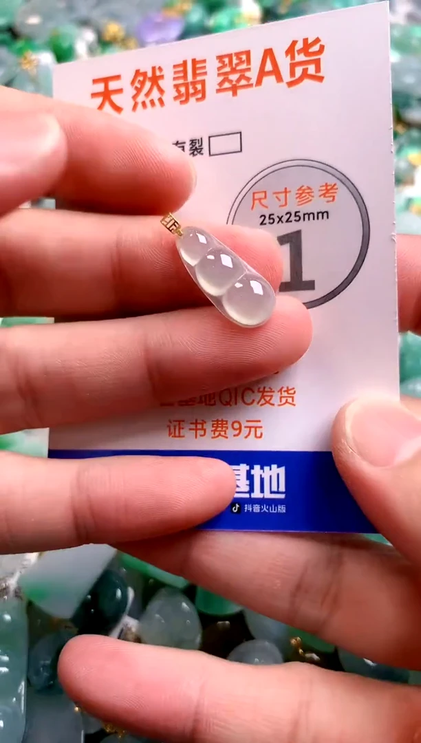 颈饰18K金镶嵌翡翠0248299727