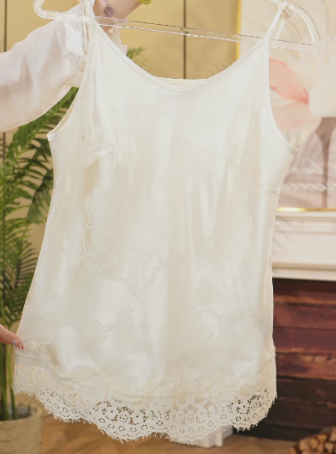 蕾丝羽 重工手工高定刺绣背心百搭减龄国风2025a5665越越