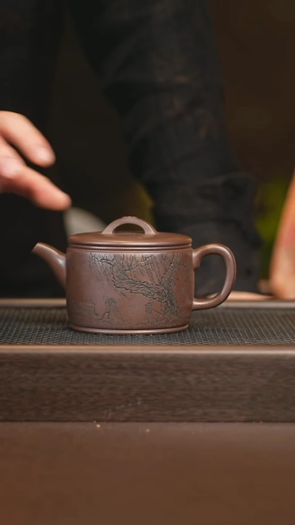 茶壶紫砂sjh 汉瓦 底槽清 230+盖杯+杯