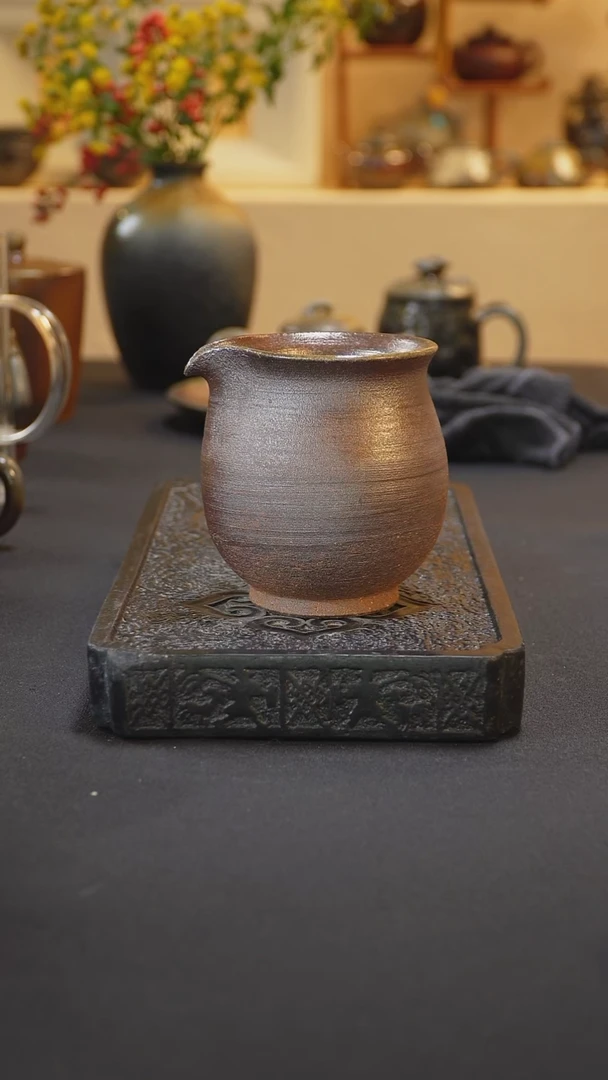 茶壶紫砂纯自然柴烧