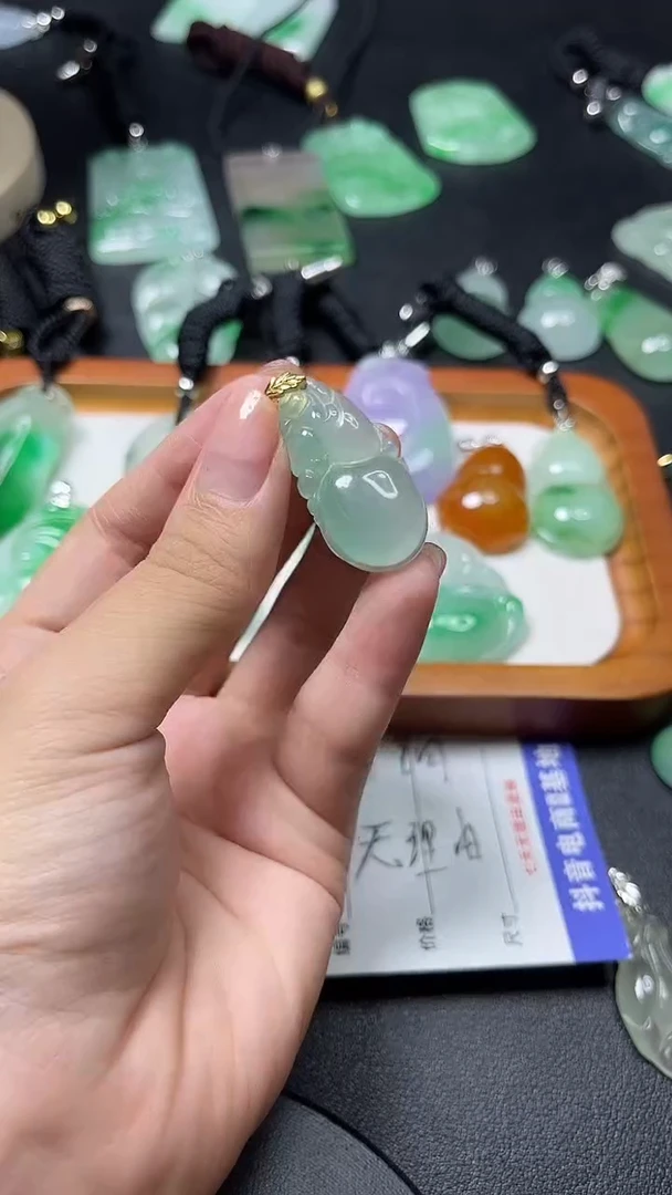 颈饰未镶嵌翡翠所见即所得 一图一物