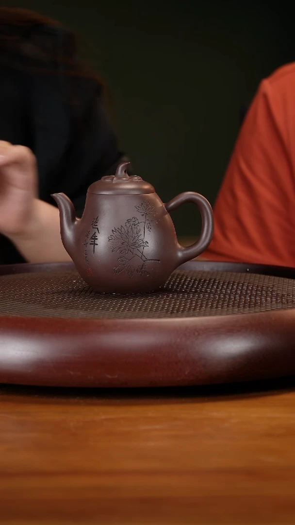 茶壶紫砂104CLZ高茄段 紫茄泥300cc