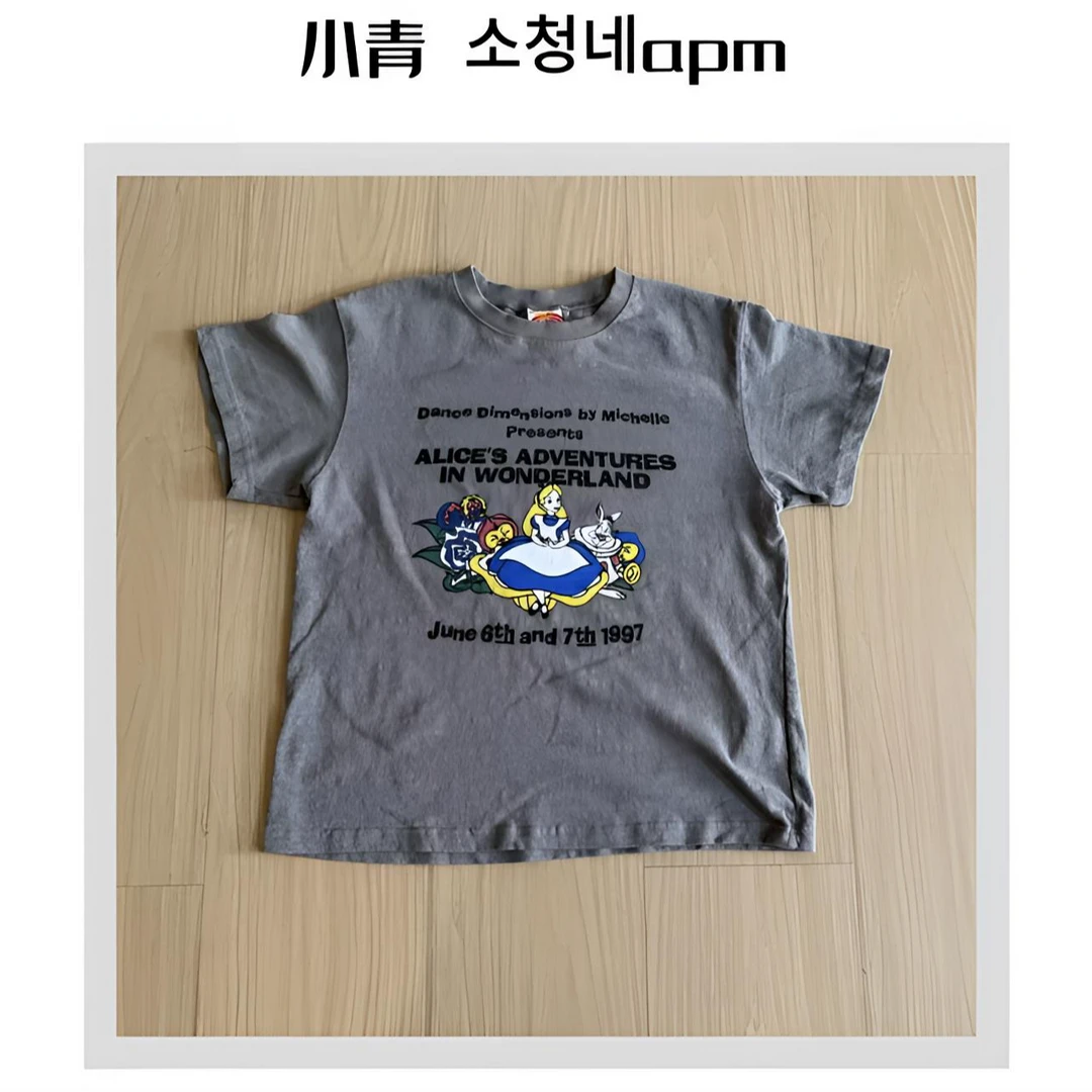 韩国东大门 公鸡/ 白雪公主图案动物百搭T恤休闲服